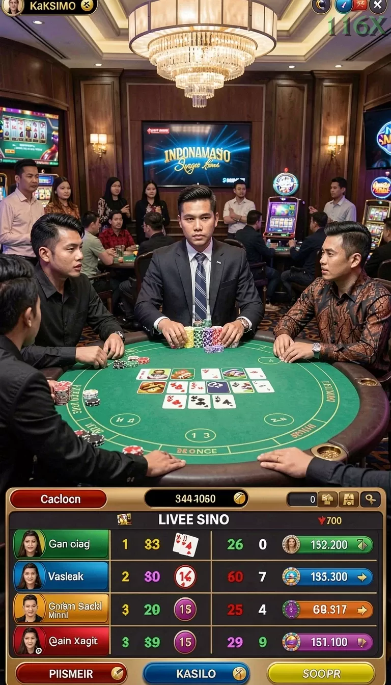 Cuplikan layar HOMETOGEL — menu navigasi