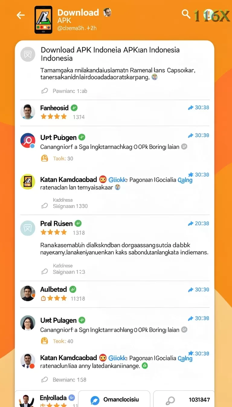 Cuplikan layar KEPO66 — menu navigasi