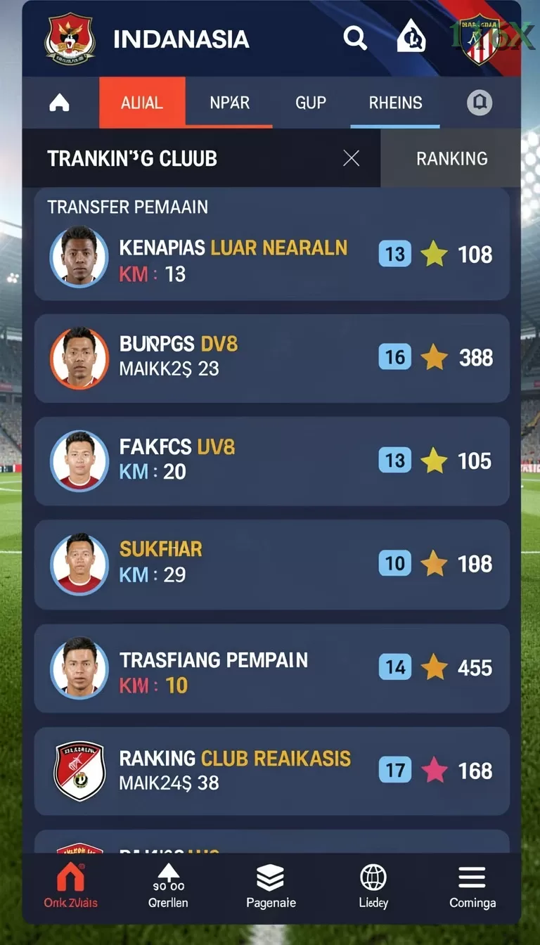 Cuplikan layar AYUWIN — menu navigasi